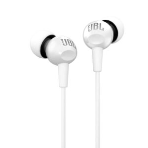 JBL C150SI Wired In-Ear Headphones with Mic - White - NZ DEPOT