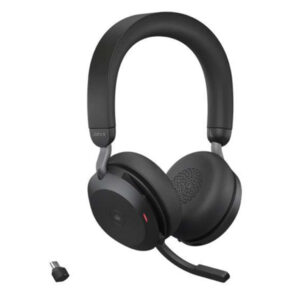 Jabra GN Evolve2 75 Link380c MS Stereo Black without Stand Wireless On-ear with USB-C Bluetooth Adapter - NZ DEPOT