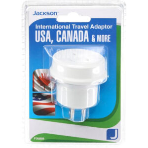 Jackson PTA8809 US Outbound Travel Adaptor. Converts NZ/AUS Plugs for use in USA/Canada & Japan. For use with NZ and Australian Appliances overseas - NZ DEPOT