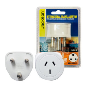 Jackson PTA8812 South Africa Outbound Travel Adaptor. Converts NZ/Aust Plugs for use in South Africa & Parts of India. - NZ DEPOT