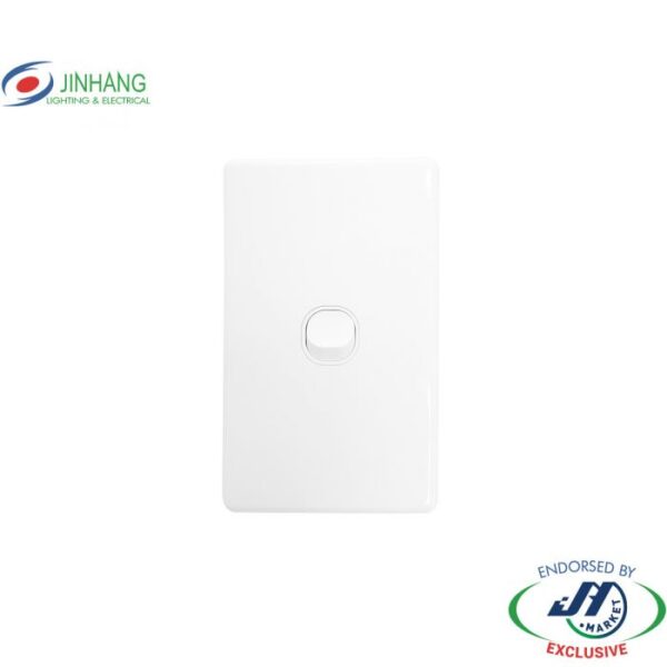 Jinhang Classic 10A 1 Gang Wall Switch Vertical - Jhe-Cs302-V-Nz -  - Switches &Amp; Sockets - Electrical