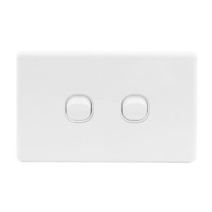 JinHang Classic 10A 2 Gang Wall Switch - JHE-CS304-NZ -  - Switches & Sockets - Electrical