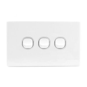 JinHang Classic 10A 3 Gang Wall Switch - JHE-CS306-NZ -  - Switches & Sockets - Electrical