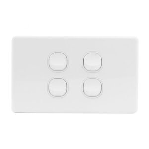 JinHang Classic 10A 4 Gang Wall Switch - JHE-CS308-NZ -  - Switches & Sockets - Electrical