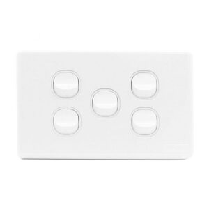 JinHang Classic 10A 5 Gang Wall Switch - JHE-CS310-NZ -  - Switches & Sockets - Electrical