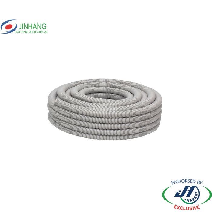 JinHang Flexible Corrugated Conduit 20mm MD Grey 25M - $24.49 🤩