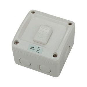 JinHang IP66 1 Gang Weatherproof Switch 250V 20A 1 Pole 2 way JHE WPS1 20 NZ Weatherproof Electrical NZ DEPOT 1 - NZ DEPOT