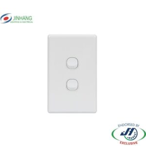 JinHang New Classic Series 2 Gang Switch Vertical 250V 10A - JHE-NCS304-V-NZ -  - Switches & Sockets - Electrical