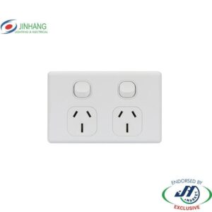 JinHang New Classic Series Double GPO Double Pole 250V 15A - JHE-NCS319-NZ -  - Switches & Sockets - Electrical