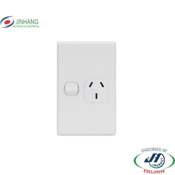 Jinhang New Classic Series Single Gpo Vertical 250V 10A - Jhe-Ncs313-V-Nz -  - Switches &Amp; Sockets - Electrical