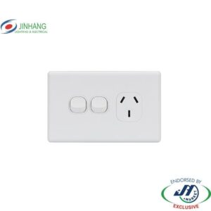 JinHang New Classic Series Single GPO with Extra 250V 10A Switch - JHE-NCS314-NZ -  - Switches & Sockets - Electrical