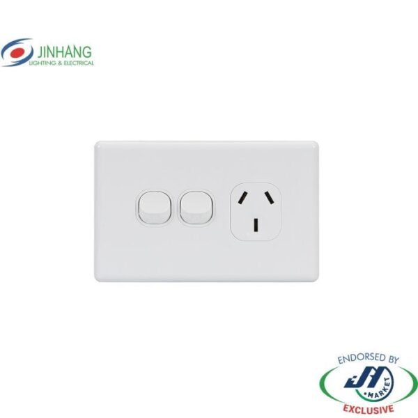 Jinhang New Classic Series Single Gpo With Extra 250V 10A Switch - Jhe-Ncs314-Nz -  - Switches &Amp; Sockets - Electrical