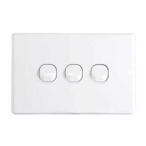 JinHang Slim 10A 3 Gang Wall Switch - JHE-KS306-NZ -  - Switches & Sockets - Electrical