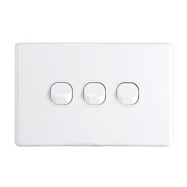 Jinhang Slim 10A 3 Gang Wall Switch - Jhe-Ks306-Nz -  - Switches &Amp; Sockets - Electrical