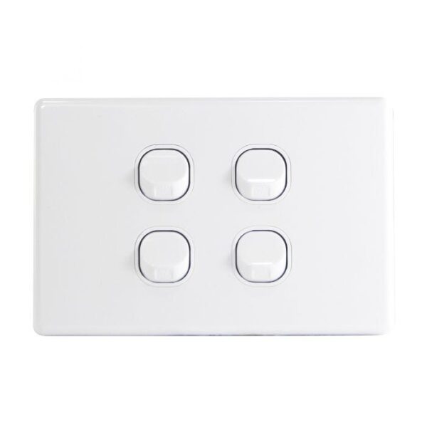 Jinhang Slim 10A 4 Gang Wall Switch - Jhe-Ks308-Nz -  - Switches &Amp; Sockets - Electrical