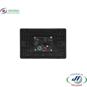 JinHang Slim 10A Switched Single Wall Socket Matte Black - JHE-KS313-BK-NZ -  - Switches & Sockets - Electrical