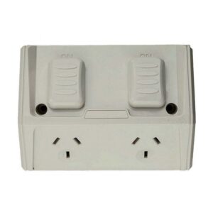 JinHang Weatherproof Double GPO IP53 250V 10A - JHE-WPGPO2-NZ -  - Weatherproof - Electrical