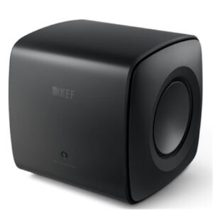 KEF KC62 Subwoofer Dual 6.5 inch Uni-Core force cancelling driver array. 1000w 2x 500w calss D amps. Works with KW1 adaptor Colour - Black - NZ DEPOT