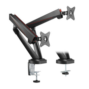 KONIC 17 32 Spring Assisted Pro Gaming Dual Monitor Stand Weight Capacity 8kg NZDEPOT - NZ DEPOT