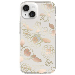 Kate Spade New York iPhone 14 (6.1") Protective Hardshell Case - Gold Floral - NZ DEPOT