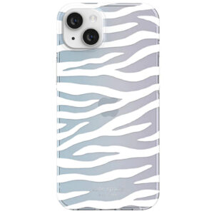 Kate Spade New York iPhone 14 Plus (6.7") Protective Hardshell Case - White Zebra - NZ DEPOT