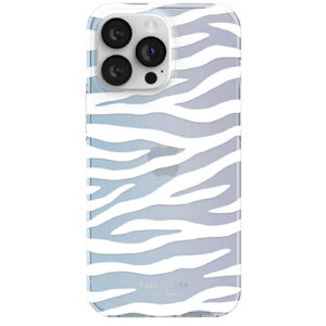 Kate Spade New York iPhone 14 Pro Max (6.7") Protective Hardshell Case - White Zebra - NZ DEPOT