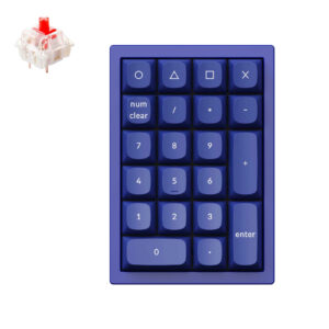 Keychron Q0 ANSI Number Pad 21 Key - Blue - Full Assembled - Hot-Swap - Wired - NZ DEPOT