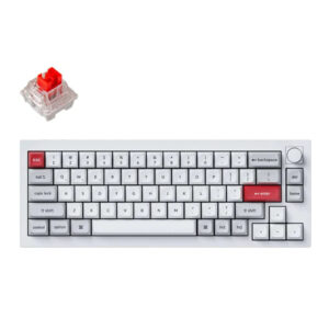 Keychron Q2P-P1 65% 68 Key Shell White Knob Red Switch RGB Hot-Swap Full Alum Wireless QMKCustomKeyboard - NZ DEPOT