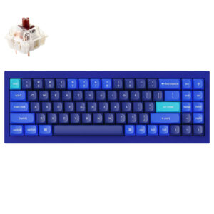Keychron Q7-J3 Q7 ANSI 70% Layout 72 Key Blue Full Assembled - Brown Switch RGB Hot-Swap GateronGproMechanical Wired Normal Profile QMK Custom Keyboard - NZ DEPOT