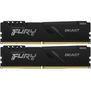 Kingston Fury Beast 16GB DDR4 Desktop RAM Kit - Black - NZ DEPOT