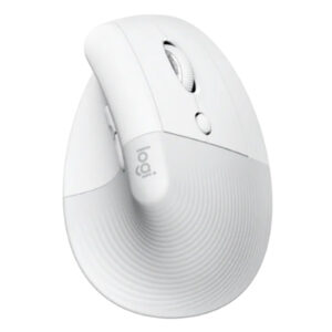 Logitech Lift Vertical Ergonomic Wireless Mouse - Pale Grey - NZ DEPOT