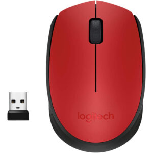 Logitech M171 Wireless Mouse - Red - NZ DEPOT