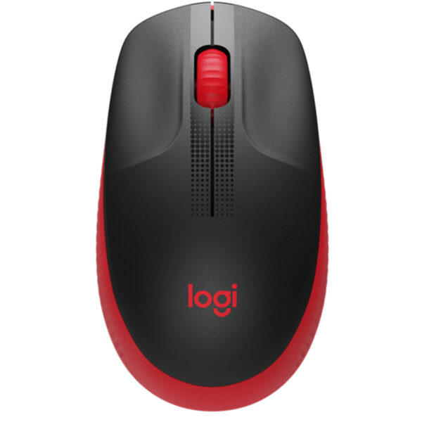 Logitech M190 Full Size Wireless Mouse - Red - NZ DEPOT