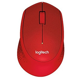 Logitech M331 Silent Wireless Mouse - Red - NZ DEPOT