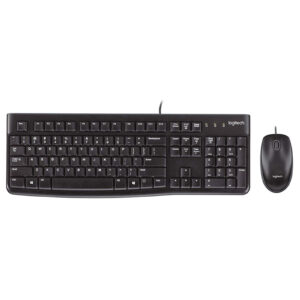 Logitech MK120 Desktop Corded Keyboard & Mouse Combo - NZ DEPOT