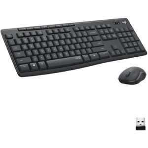 Logitech MK295 Silent Wireless Keyboard & Mouse Combo - Black - NZ DEPOT