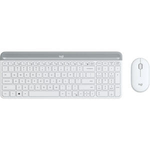 Logitech MK470 Slim Wireless Keyboard & Mouse Combo - White - NZ DEPOT