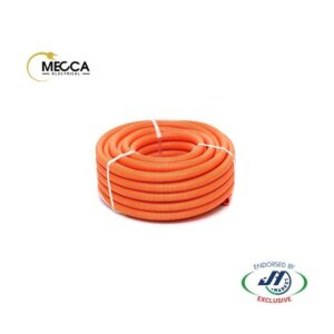 (Clearance NO RETURN))MECCA Flexible Corrugated Conduit 25mm HD Orange 50M - CS-MECCA-CC25HD-NZ -  -  - Conduit Fittings