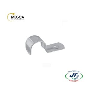 (Clearance NO RETURN)MECCA Zinc Dip Gal Half Metal Saddle 25mm - Box of 100 - CS-MECCA-HMS25-ZINC-NZ -  -  - Conduit Fittings