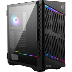 MSI MPG VELOX 100P AIRFLOW MidTower Gaming Case Tempered Glass CPU Cooler Support Upto 175mm Graphics Card Supoort Upto 380mm 7x PCI Slot 360mm Rad Supported Front IO 2x USB 1x Type C HD Audio NZDEPOT - NZ DEPOT