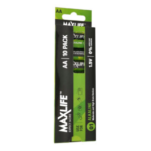 Maxlife BATAA-A10 AA Alkaline 10 Pack - NZ DEPOT