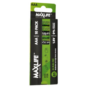 Maxlife BATAAA-A10 AAA Alkaline 10 Pack - NZ DEPOT