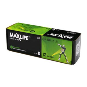 Maxlife BATD-A12 D Alkaline Battery 12 BULK Pack - NZ DEPOT