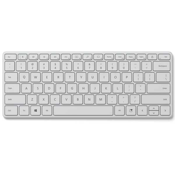 Microsoft Designer Bluetooth Compact Keyboard - Glacier - NZ DEPOT