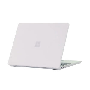 Microsoft Surface Laptop 2/3/4/5 13.5" (2019-2022) Matte Rubberized Hard Shell Case Cover with Alcantara Keyboard ONLY - Matte White