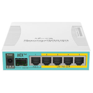 MikroTik RB960PGS hEX 5Port Gigabit PoE Router - NZ DEPOT