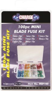 Mini Blade Fuse Mixed 100 Pieces Kit MBF100 Automotive Battery Electrical Products NZ DEPOT - NZ DEPOT