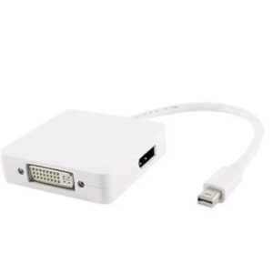 Mini DisplayPort to HDMI + DVI + DisplayPort Adapter accessory for Apple iMac or MacBook Air