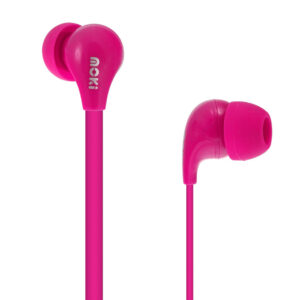 Moki 45 Degree Comfort Buds Wired In Ear Headphones Pink NZDEPOT - NZ DEPOT