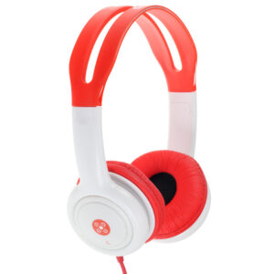 Moki ACC-HPK Wired On-Ear Headphones for Kids - Red - NZ DEPOT
